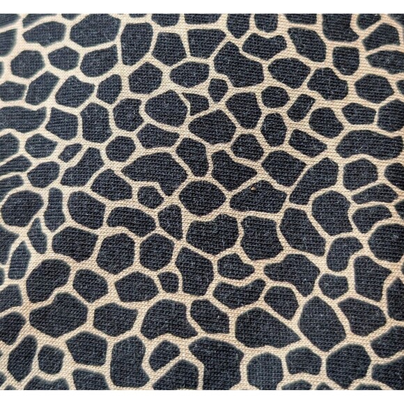 Michael Kors Size M Blouse Micro-Giraffe 3/4 Sleeve Bell Cuff Flowy Designer - Picture 9 of 10